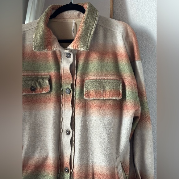FREE PEOPLE WOMEN'S OMBRE SERAPE PRINT RUBY JACKET - Picture 5 of 10